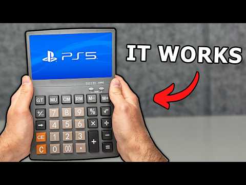 This HACKED calculator plays PS5 games... 😯