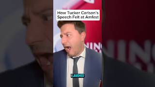 Tucker Carlson FULL Speech at Amfest! #shorts #tuckercarlson #comedy #satire #impression #parody