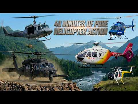 40+Minutes of Pure Helicopter Power 🚁 Ultimate Rotorcraft Compilation