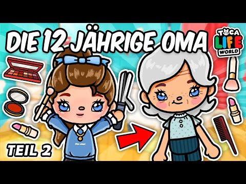 💄 ICH VERKLEIDE MICH ALS EINE OMA 👵🏻  DAS MAKEOVER 😂 TEIL 2 🩷 DEUTSCHE TOCA BOCA STORY #tocaboca