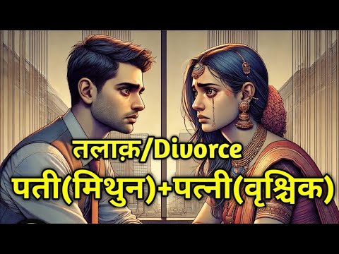 Divorce Mithun Rashi Pati + Vrischik  Patni