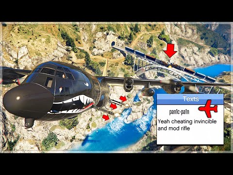 Trolling Griefers With the NEW Titan 250D in GTA Online! (Unreleased AC-130)