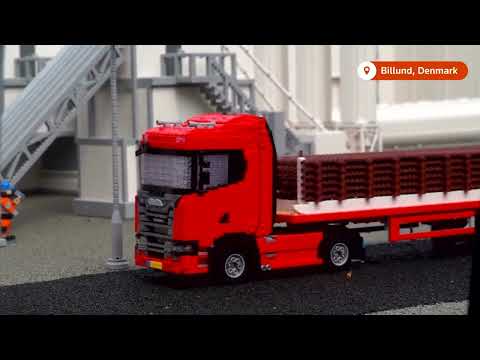 YouTube video thumbnail: Legoland Unveils Model of Tunnel Linking Denmark and Germany