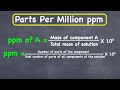 Understanding PPM in Solutions