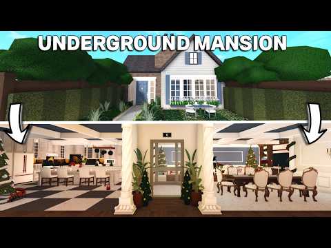 I Built A SECRET MANSION UNDERGROUND IN BLOXBURG