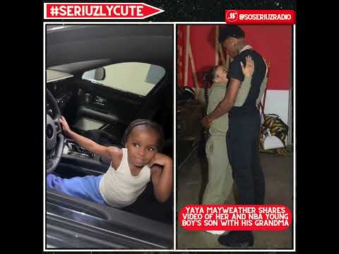YAYA MAYWEATHER POSTS SWEET MOMENT OF HER SON AND NBA YOUNGBOY'S SON WITH GRANDMA!!!