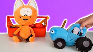СИНИЙ ТРАКТОР и ТРАНСПОРТ - Троллейбус или Трамвай? КуКуPlay для малышей