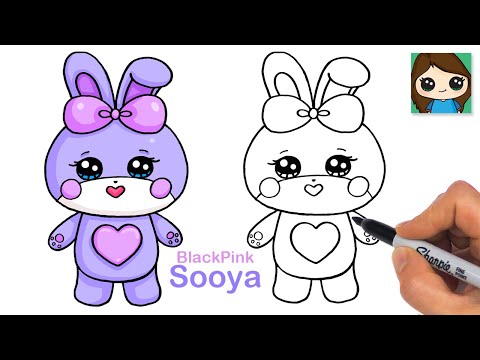 How to Draw Sooya Bunny | Jisoo Blackpink