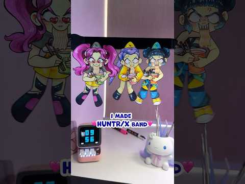 hanging paper doll DIY ✨K-POP DEMON HUNTERS✨do you like it? #papercraft #paperdoll #artypie