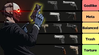 Ranking EVERY Secondary Weapon in Payday 3