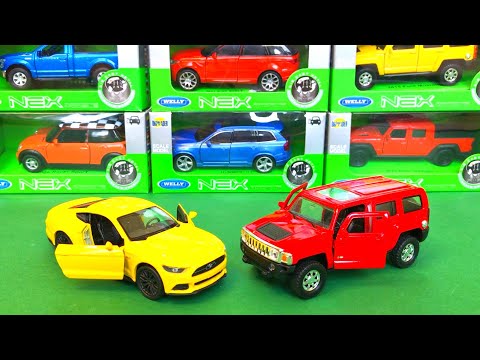 Unboxing new Welly Nex diecast model toy cars collection 1/43