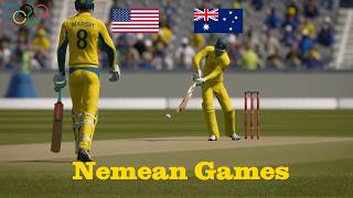 USA 🇺🇸 vs Australia 🇦🇺 Group B 🏏 Cricket Men 🏏 Nemean Games