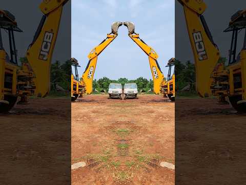 SMALL BUCKET JCB 😀😲😀#jcb #tractor #excavator #shorts #truck