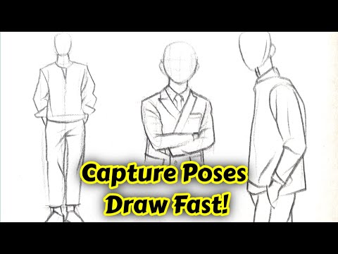 Learn How to do Sketching For Beginners | Quick Sketching Poses| How to Sketch People for Beginners