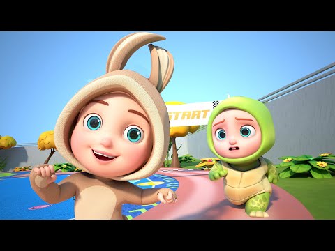 Tortoise and the Hare Race! | Boo Kids Song & Nursery Rhymes