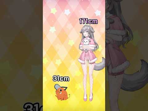 체인소맨 키 재기#shorts