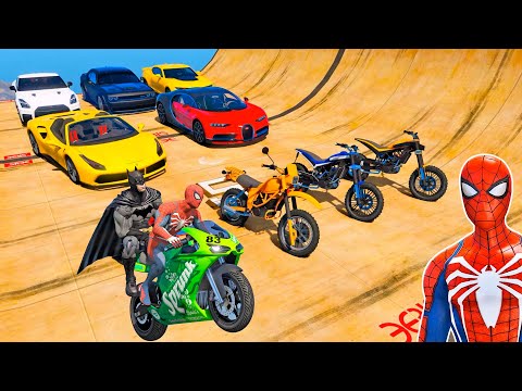 DESAFIO DA MEGA RAMPA COM HOMEM ARANHA - GTA V