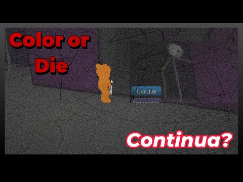 JOGANDO COLOR OR DIE, pela primeira vez - Roblox Color or die
