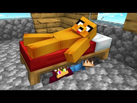EL MEJOR ESCONDITE DEBAJO DE UNA CAMA 😂 MIKE, RAPTOR, SPARTA MINECRAFT ESCONDITE