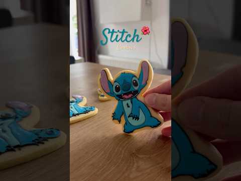 Stitch Cookies πΊπ #stitch #liloandstitch #disney #disneymovies #shorts #trendingshorts