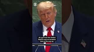 Malfunctioning elevator and teleprompter draw Trump’s frustration #shorts