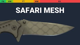 Nomad Knife Safari Mesh Wear Preview