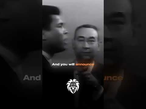 Mohamed Ali what's my name #boxing #mohamedali #motivation