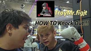Mr.fight ส่ง ทรอย ชกมวย kickboxing ครั้งแรก