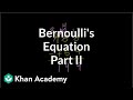 Understanding Bernoulli's Equation