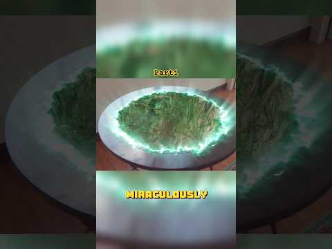 Girl finds scary infinite black hole on table part 1