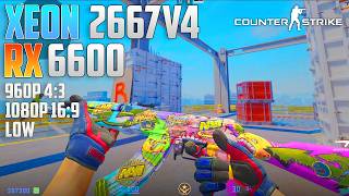 Xeon 2667 V4 + RX 6600 CS2 | 960p 4:3 & 1080p 16:9 | Low