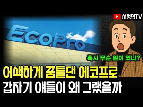 에코프로그룹에는 어떤 이슈가?
