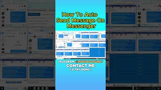 How to auto send message on messenger