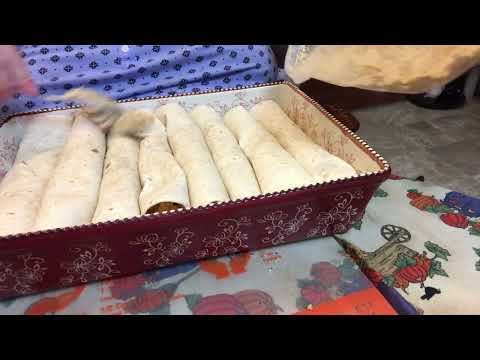 Green Chile White Chicken Enchiladas Video 1