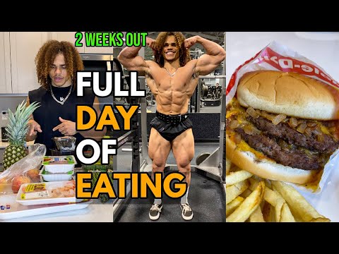 Full Day Of Eating & Leg Workout | 2 Weeks Out