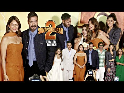 UNCUT Son Of Sardar 2 Official Trailer Launch Ajay Devgan, Mrunal Thakur, Chunky Pandey, Ravi Kishan