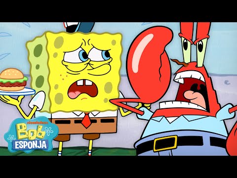 Bob Esponja | Don Cangrejo siendo el PEOR durante 45 minutos 😩 | Bob Esponja en Español