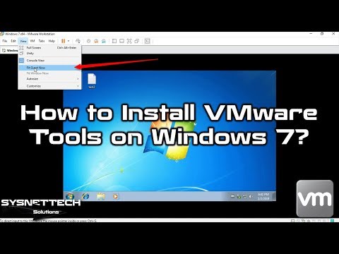Windows 7'de VM Tools Kurulum Videosu
