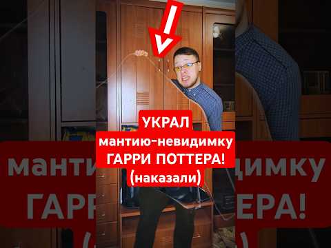УКРАЛ МАНТИЮ ГАРРИ ПОТТЕРА! И вот что я СДЕЛАЛ #гаррипоттер #harrypotter #мемы #приколы