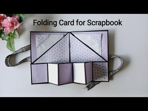 Folding Card for Scrapbook | Scrapbook Card Making