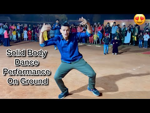 Rajat Fauji ka जबरदस्त dance 🕺on Ground 😍|| Solid Body Dance Performance