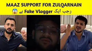 Maaz Safder on Rajab Zulqarnain Fight 😳 | Rajab is Fake Vlogger 😱 | Rajab Family 