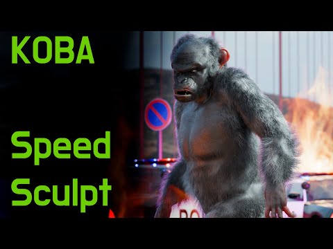 Planet Of The Apes: Koba 3D Speed Sculpt