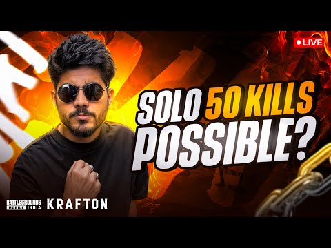 SOLO 50 KILLS CHALLENGE IN BGMI😳#bgmi #pubgmobile #bgmilive