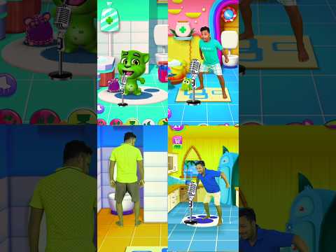 Tom Singing My Talking Tom 😅 #shorts #tom #animation #cartoon #mytalkingtom2 #cat #trending 5