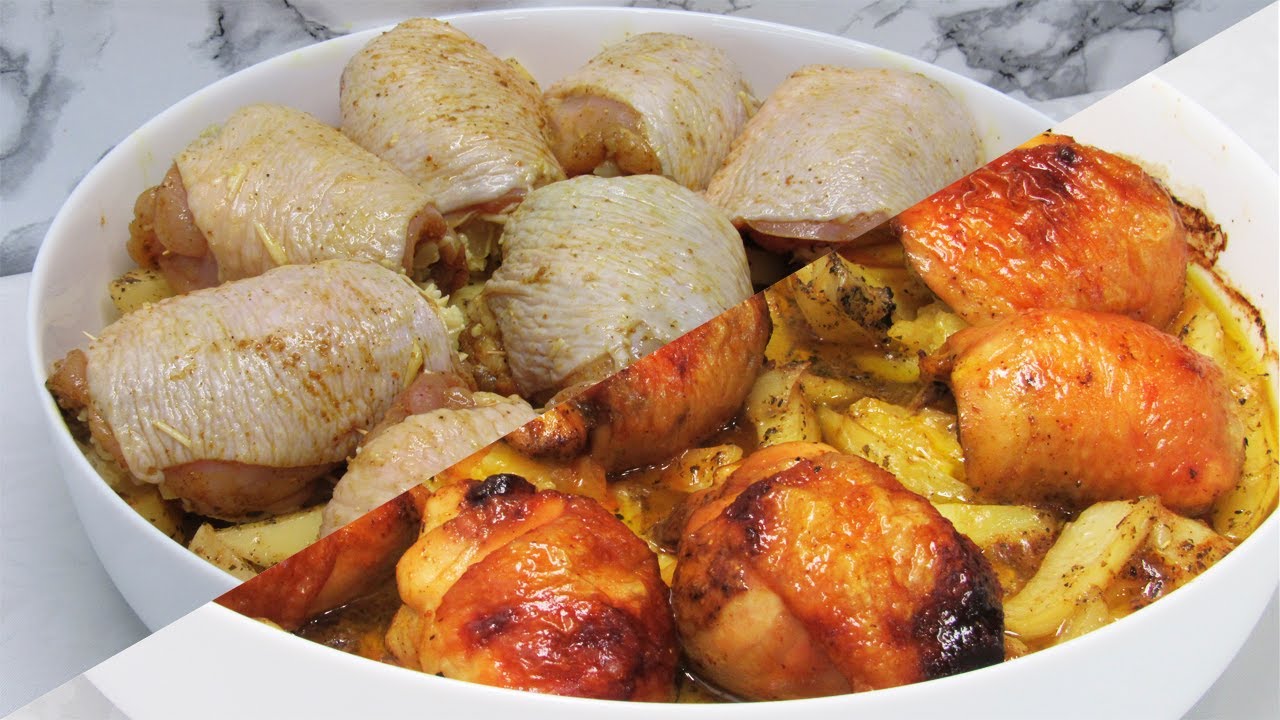 Это ПРОСТО и ВКУСНО на любой стол! Бедра с Картошкой в духовке