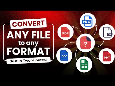 How to Convert any File to Any format | Best Free Online File Converter