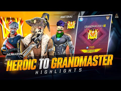 TRY TO BECOME NO.1 GRANDMASTER PLAYER | GARENA FREE FIRE