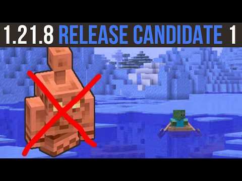 Where Is The Golem? | Minecraft 1.21.8 Release Candidate 1