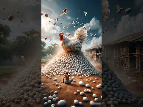 Farmer's Miracle Hen Lays an Egg Every Minute #egg #ai #hen #henna #farmer